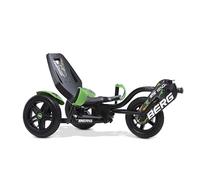 BERG Kart a Pedales Street-X Venom | 6-12 años, cuadro de acero resistente, asiento regulable, eje oscilante estable