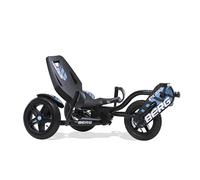 BERG Kart a Pedales Street-X Vibes | 6-12 años, cuadro de acero resistente, asiento regulable, eje oscilante estable