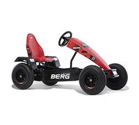 BERG Kart a Pedales XL B.Super Red BFR-3 | Rojo, a partir de 5 años, BFR-3 de 3 velocidades, cuadro de acero resistente, asiento regulable, eje oscilante estable