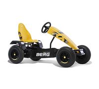 BERG Kart a Pedales XL B.Super Yellow BFR | Amarillo, a partir de 5 años, freno BFR (adelante, atrás, frenado), cuadro de acero resistente, asiento regulable