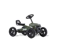 Berg Pedal-Gokart Buzzy Jeep Sahara | Vehículo Infantil, Coche a Pedales, Seguridad y Estabilidad, Juguete para niños Adecuado para niños de 2 a 5 años, Verde