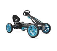 BERG Rally Gokart - Juguete Infantil para niños de 4 a 12 años (Azul + Luces)