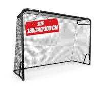 BERG SportsGoal S Portería de fútbol para jardín y Entrenamiento | portería metálica Estable | Resistente a la Intemperie | para niños y Adultos | fácil de Montar | Ideal para prácticas de fútbol