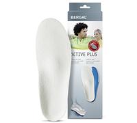 Bergal Active Plus - Plantillas ligeras y anatómicas para deporte y ocio, talla 42, 1 par