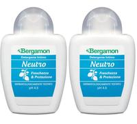 Bergamon Neutro Frescor & Protección, Limpiador íntimo, pH 4.5, 200 ml (Paquete de 2)