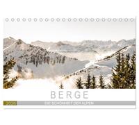 Berge - Die Schönheit der Alpen (Tischkalender 2026 DIN A5 quer), CALVENDO Monatskalender: Eine Reise durch die Bergwelt