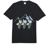 Berge Suiza Alpen Edelweiss - Cesta de Flores Comfort Colors Adult Heavyweight T-Shirt