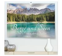Berge und Seen - Die Perlen der Natur (hochwertiger Premium Wandkalender 2026 DIN A2 quer), Kunstdruck in Hochglanz: Traumhafte Bergseen und aussichtsreiche Panoramen