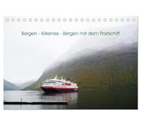Bergen - Kirkenes - Bergen mit dem Postschiff (Tischkalender 2026 DIN A5 quer), CALVENDO Monatskalender: Mit dem Postschiff Norwegen erleben