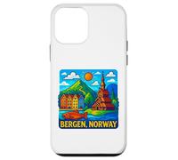 Bergen Noruega Atracciones Turísticas Aventura Viajes Souvenir Carcasa para iPhone 12 mini