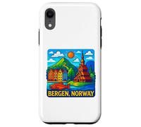 Bergen Noruega Atracciones Turísticas Aventura Viajes Souvenir Carcasa para iPhone XR