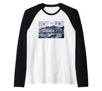 Bergen Noruega Hieronymus Scholeus - Recuerdo Antiguo turístico Camiseta Manga Raglan
