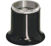 BERGEON 2611-N-2 - Lupa de Reloj Ocular con Anillo atornillado de Aumento 5X, Color Negro, Negro