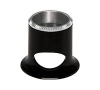 BERGEON 2611-TN-2.5 Lupa de relojería, aumento 4X, Negro, Lente biconvexa Air, Vergrößerung: 4x