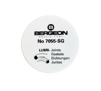 BERGEON 7055-SG - Caja de grasa de silicona para juntas y juntas tóricas sin grasa en el interior, herramienta de reparación de relojes, Blanco