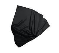 Bergeon 7850-2 Paño de limpieza de microfibra, 250 x 250 mm, lavable, ideal para limpiar y pulir gafas, relojes, pulseras, Negro , 250 x 250 mm, Redondo