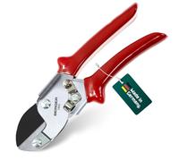 Berger 1902 Yunque Que Contiene Tijeras De Podar 19 Cm, Plata / Rojas