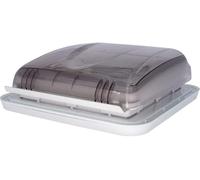 BERGER | Claraboya Caravana 40x40 con Oscurecedor y Mosquitera Ajustable - Claraboya Techo Transparente de 40 x 40 cm con Persiana de Oscurecimiento y Mosquitera para Caravana