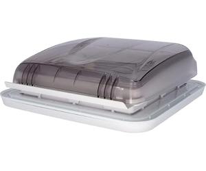 BERGER | Claraboya Caravana 40x40 con Oscurecedor y Mosquitera Ajustable - Claraboya Techo Transparente de 40 x 40 cm con Persiana de Oscurecimiento y Mosquitera para Caravana