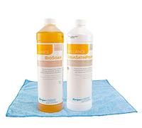Berger de seidle Cuidado Set AQUA satén Polish + biosoap + gamuza alta calidad Cuidado Limpieza Regular De parqué y suelos de madera aceitados