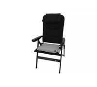 BERGER Mehana - Cojín térmico para silla portátil, con 3 niveles de temperatura, funciona con Power Bank, funda de lino lavable, ideal para camping, pesca, hogar y oficina