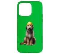 Berger Picard - Casco de perro amarillo con diseño de ingeniero Carcasa para iPhone 15 Pro Max