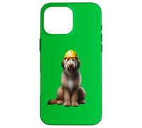 Berger Picard - Casco de perro amarillo con diseño de ingeniero Carcasa para iPhone 16 Pro Max