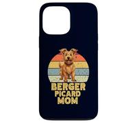 Berger Picard Dog Mom Retro Funny Mis Perros Son mi Cardio Carcasa para iPhone 13 Pro MAX