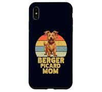 Berger Picard Dog Mom Retro Funny Mis Perros Son mi Cardio Carcasa para iPhone XS MAX
