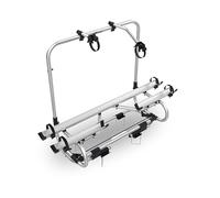 BERGER Portabicicletas para caravanas | Portabicicletas Premium 2XL para 2 bicicletas de hasta 50 kg de capacidad de carga | completamente plegable para facilitar el acceso a las aberturas de la