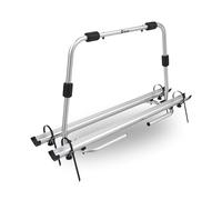 BERGER Portabicicletas para Coche Super XL, Portabicicletas Caravana, Enganche para Remolque, Soporte Trasero para 2 Bicicletas, Bicicleta eléctrica, Bicicleta de montaña, Plegable, Aluminio