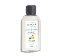 Berger-Recarga de Perfume para lámpara aromática, Color Naranja, Transparente, 200 ml, Aroma de Canela, Transparente, 6031 Recharge POUR Bouquet Parfum ZESTE DE VERVEINE Transparent 200 ML