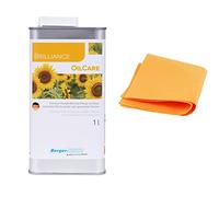 Berger-Seidle - Brilliance OilCare 1 litro (incoloro), producto de cuidado para parqué, aceite y cera clásica.