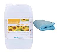 Berger-Seidle Set de cuidado para parqué | Eliminador de cera / limpiador "L94 Cleaner" | + 1 paño de pulido premium envase de 5 litros | Limpiador básico para parqué sellado y suelos de madera