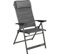 Berger Slimline Silla Plegable, Color Antracita, Aluminio, policloruro, poliéster, 64 x 120 x 70 cm