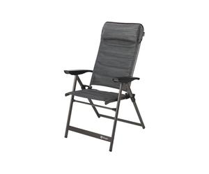Berger Slimline Silla Plegable, Color Antracita, Aluminio, policloruro, poliéster, 64 x 120 x 70 cm