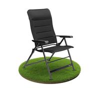 BERGER Tesino XL Silla de camping plegable, 7 posiciones ajustable y acolchada, silla plegable para exteriores con malla 3D, cómoda silla plegable de hasta 200 kg para camping y jardín (silla, Tesino