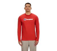 Berghaus Camiseta de Manga Larga con Logotipo Grande para Hombre, Mica, XXL