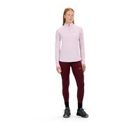 Berghaus Camiseta de Manga Larga para Mujer, 24/7 Base Zipls, Pale Dawn, 18
