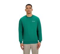 Berghaus Chaqueta de forro polar con logotipo para hombre, verde pradera, talla S