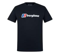 Berghaus Class XL-Logo Camiseta, Black/Black, S para Hombre
