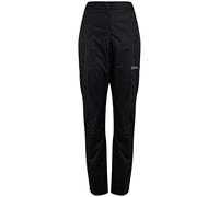 Berghaus Deluge - Overpants Impermeables y Transpirables para Mujer, duraderos, cómodos, Color Negro 2.0, Talla 10 Regular (31 Pulgadas)