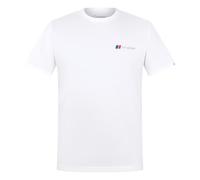 Berghaus Front & Back Camiseta, Pure White, S para Hombre
