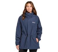 Berghaus Glissade Chaqueta Impermeable Interactiva, Mujer, Black / Black, 2XL