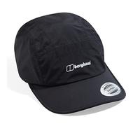 Berghaus Gorra Impermeable de Inflexión Unisex., Unisex, Tapa, 4X000028BP6, Negro/Negro, Talla única