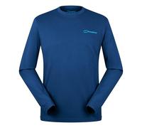 Berghaus Grappled Camiseta de Manga Larga, Hale Navy, S para Hombre