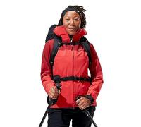 Berghaus Highland Storm 3L Waterproof Chaqueta para Mujer, Carmín/Tall Poppy, 46