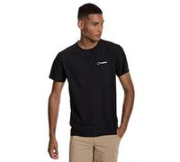 Berghaus Hombre Camiseta Técnica Básica 24/7, Black/Black, M