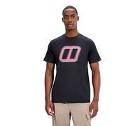 Berghaus Men's Glitched Blocks tee, Jet Black, M