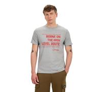 Berghaus Men's High Level Route tee, Grey Marl BCI, 3XL